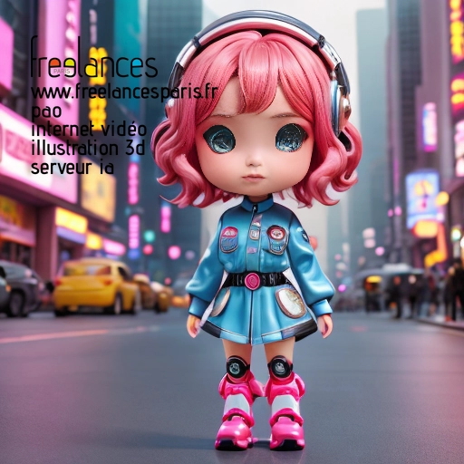 Pao mise en page internet vidéo illustration 3d serveur IA générative AI freelance paris studio de création magazines QTT6BCN0